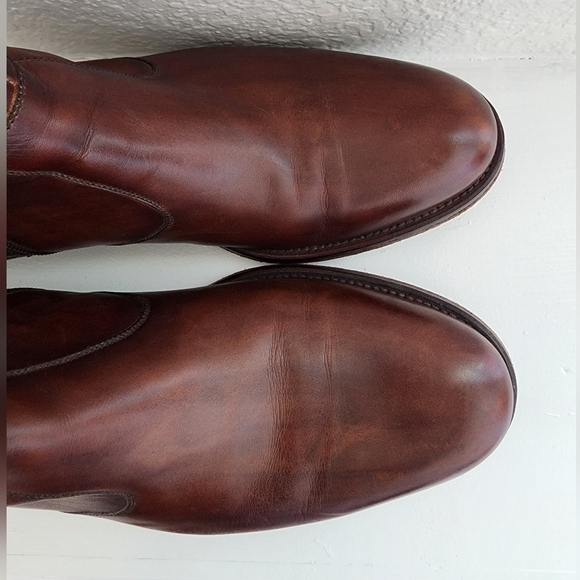 Magnanni for Neiman Marcus Men's side zip leather boot Size 10.5 - Picture 7 of 10